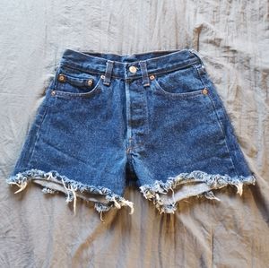 Vintage 501 Levi's Custom Shorts Button Fly